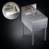 Thumbnail image #4 for Krowne Royal Series 18-Inch x 24-Inch Underbar Speed Station with Sink Bowl and Speed Rinser