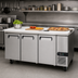 Thumbnail image #4 for Migali Competitor Series® Three-Section Worktop Refrigerator, 93-Inch, Solid Door, Side-Mount Self-Contained Refrigeration