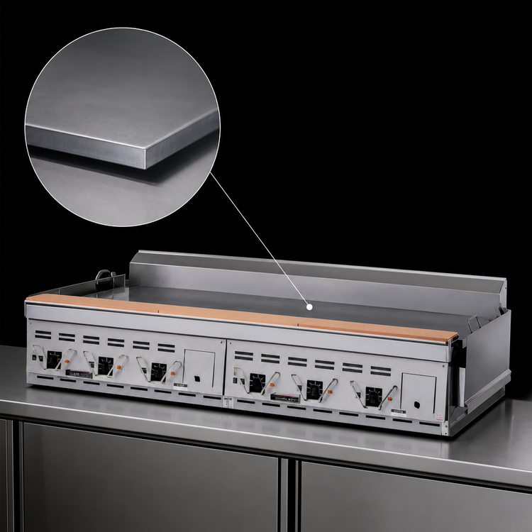 Product image #4 for Garland Master ECG-48R 48-Inch Countertop Electric Production Griddle with Rear Drain