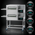 Thumbnail image #4 for Lincoln Impinger II 1100 Series Double Stack Electric Conveyor Pizza Oven Package with FastBake and EasyTouch Controls