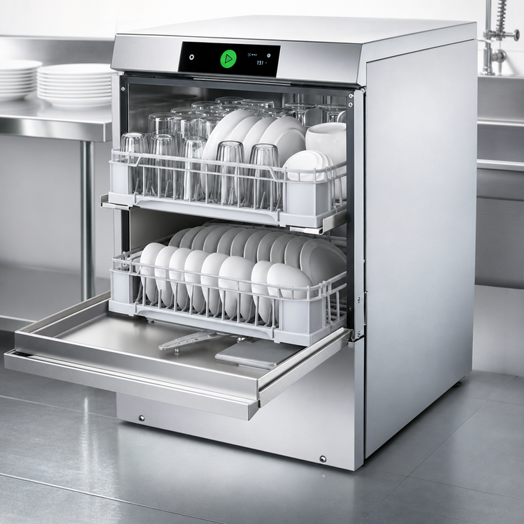 Product image #4 for Hobart LXNR-6 LXe Advansys Undercounter Dishwasher, High Temperature Sanitizing, 220-240V, 1-Phase, 50 Hz