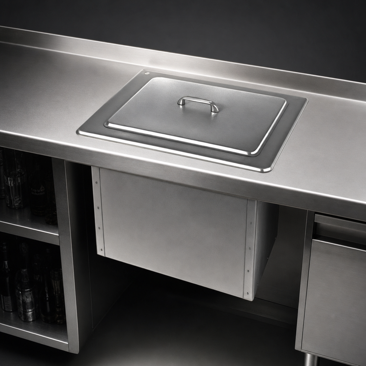 Product image #4 for Delfield 305 Drop-In Ice Bin/Chest Without Cold Plate, 45 lb. Capacity