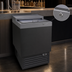 Thumbnail image #4 for Glastender ST24-B 24-Inch Single-Door Slide-Top Bottle Cooler, Black Vinyl Exterior, Stainless Steel Interior