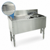 Thumbnail image #4 for Advance Tabco Prestige Supreme 2-Compartment Underbar Sink Unit with Left Drainboard and Deck-Mount Faucet