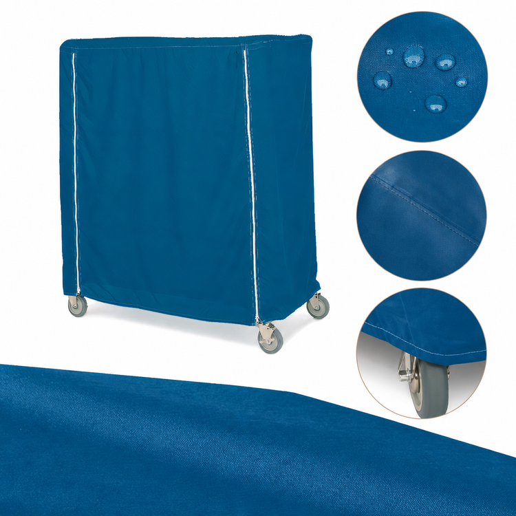Product image #4 for Metro Waterproof Queen Mary & Banquet Cart Cover, 60 x 21 x 54 Inches, Mariner Blue