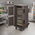 Thumbnail image #5 for Cambro Camtherm Tall Profile Electric Hot/Cold Holding Cart, Double Door, 12 Sheet Pan Capacity, Granite Sand