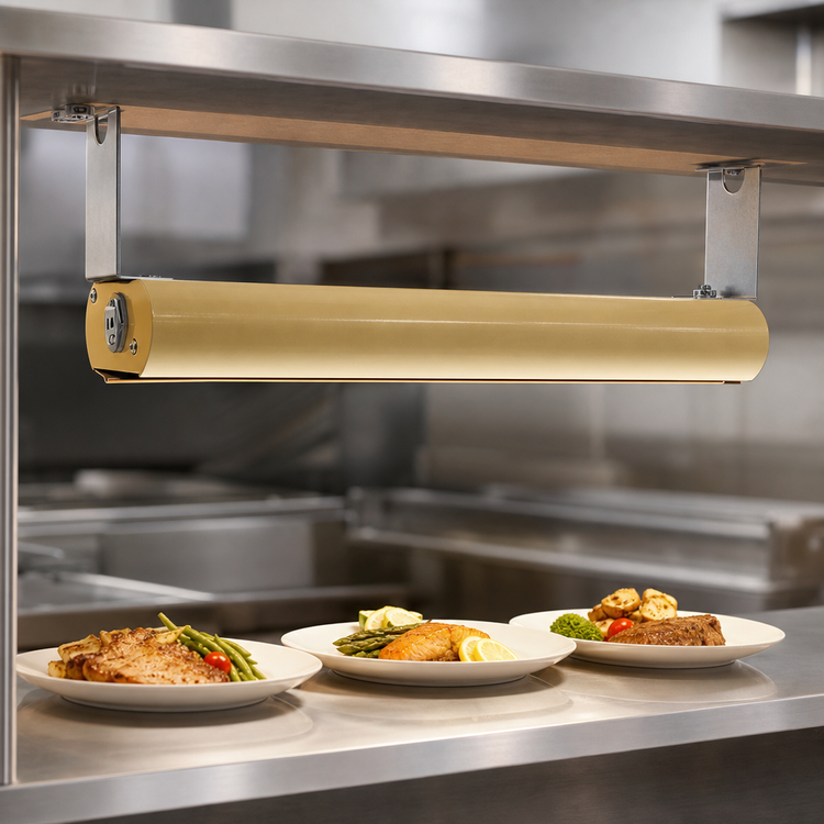 Product image #4 for Vollrath 60-Inch Low Profile Unlighted Strip Heat Lamp with Aluminum Housing, 208V