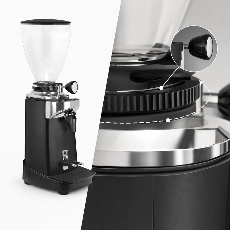 Product image #4 for UNIC Ceado E37SL On-Demand Commercial Coffee Grinder, 83mm Flat Burrs, 3.5 lb Hopper, Black