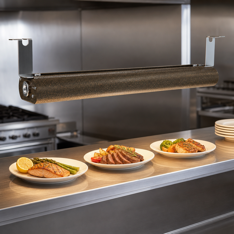 Product image #4 for Vollrath 60-Inch Low Profile Unlighted Strip Heat Lamp, 208V, Direct Wired