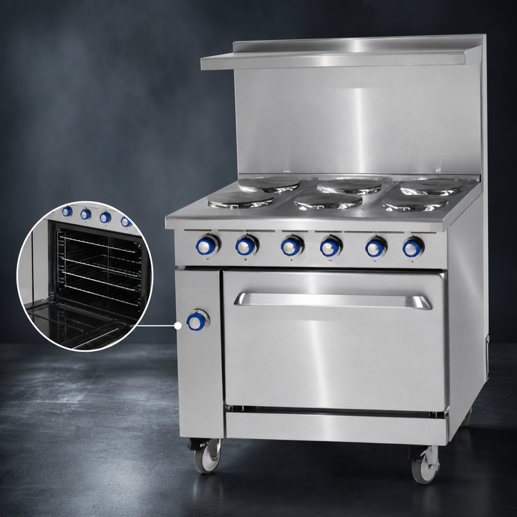 Product image #4 for Imperial Pro Series 36-Inch Gas Restaurant Range with Griddle Top and Standard Oven