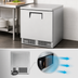 Thumbnail image #4 for True 32-Inch Wide One-Section Worktop Refrigerator with Stainless Steel Door