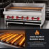 Thumbnail image #5 for American Range ADJ-60 60-Inch Countertop Adjustable Top Radiant Gas Charbroiler, 10-Burner