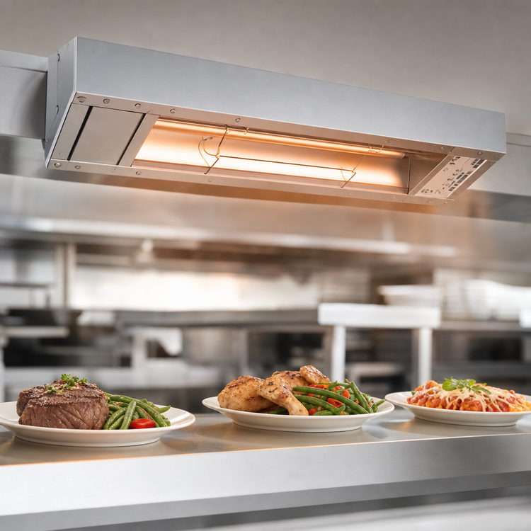 Product image #4 for Hatco Glo-Ray® 36-Inch Unlighted Infrared Stainless Steel Strip Heater