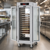 Thumbnail image #4 for Metro C5 8 Series Mobile Pass-Thru Controlled Temperature Heated Holding Cabinet, Full Height, Glass Doors, 18-Pan Capacity, 120V