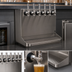 Thumbnail image #4 for Micro Matic USA Underbar Glycol-Cooled Draft Beer Dispenser with 6 Faucets and Drip Tray