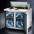 Thumbnail image #4 for 36 3/8-Inch Two-Door Sandwich/Salad Prep Table with 8 Sixth-Size Pans