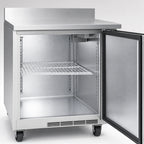 Thumbnail image #4 for Beverage Air WTR32AHC-FIP 32-Inch One-Section Worktop Refrigerator, 7.2 Cu. Ft., Solid Door, Foamed-In-Place Backsplash