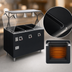 Thumbnail image #4 for Vollrath 2-Series Affordable Portable 3-Well Mobile Hot Food Station Deluxe with Breath Guard and Lights