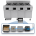 Thumbnail image #4 for Frymaster FilterQuick Oil-Conserving 4-Vat Electric Fryer Battery with 30-lb. Frypots