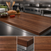 Thumbnail image #4 for Boos Block American Black Walnut Edge Grain Kitchen Countertop with Varnique Finish, 144 x 42 x 2-1/4 Inches