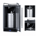 Thumbnail image #5 for Summit Commercial 15-Inch Built-In/Freestanding Draft Beer Cooler Dispenser, 2.9 Cu. Ft., 1/6 Keg Capacity