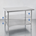 Thumbnail image #4 for Advance Tabco 84-Inch x 36-Inch Stainless Steel Work Table with Adjustable Undershelf
