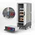 Thumbnail image #4 for Metro C5 Insulation Armour Gray 3/4 Height Moisture Heated Holding and Proofing Cabinet with Fixed Wire Slides