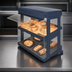 Thumbnail image #4 for Hatco Glo-Ray Countertop Hot Food Display Warmer with Slanted Heated Base and Heated Glass Shelf