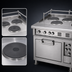 Thumbnail image #5 for Lang Marine 36-Inch Electric Heavy Duty Range with 3 Hot Tops and Standard Oven Base