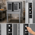 Thumbnail image #4 for Blodgett Zephaire Single-Deck Standard-Depth Gas Convection Oven, 5 Full-Size Pan Capacity, Solid State Controls, Glass Doors