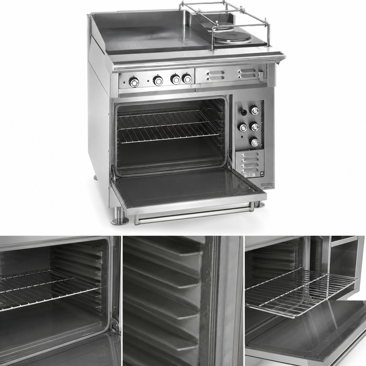Product image #5 for Lang Marine Heavy-Duty 36-Inch Electric Range with Snap-Action Griddle and Standard Oven Base
