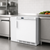 Thumbnail image #4 for Serv-Ware Value Series 1-Door Undercounter Freezer, 5 Cu. Ft., White Painted Finish