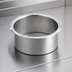 Thumbnail image #4 for Vollrath Round Stainless Steel Garbage Waste Chute, 4-9/16 Inch x 2 Inch Deep, 4.16 Inch Cutout