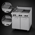 Thumbnail image #4 for Garland Master Series 24-Inch Range-Match Modular Gas Charbroiler with Briquettes and Flat/Tilt Grates