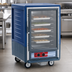 Thumbnail image #4 for Metro C5 3 Series Half-Height Mobile Heated Holding Cabinet with Clear Door, Blue Insulation Armour, 120V