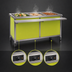 Thumbnail image #4 for Eagle Group Director's Choice DCS3-HFU-C 3-Well Mobile Electric Hot Food Table