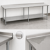 Thumbnail image #4 for Eagle Deluxe Series 108-Inch x 24-Inch Stainless Steel Work Table with Rear Upturn and Adjustable Undershelf