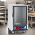 Thumbnail image #4 for Metro C5 1 Series Half-Height Mobile Non-Insulated Heated Holding & Proofing Cabinet with Clear Polycarbonate Door and Fixed Wire Slides