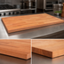 Thumbnail image #4 for Boos Block American Cherry Blended Edge Grain Kitchen Countertop, 48 x 27 x 1-1/2 Inch, Flat, Penetrating Oil Finish