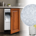 Thumbnail image #4 for Hoshizaki C-80BAK-DS Undercounter Self-Contained Air-Cooled Nugget Ice Machine with Built-In 27 lb Storage Bin and Customized Cabinet Door System