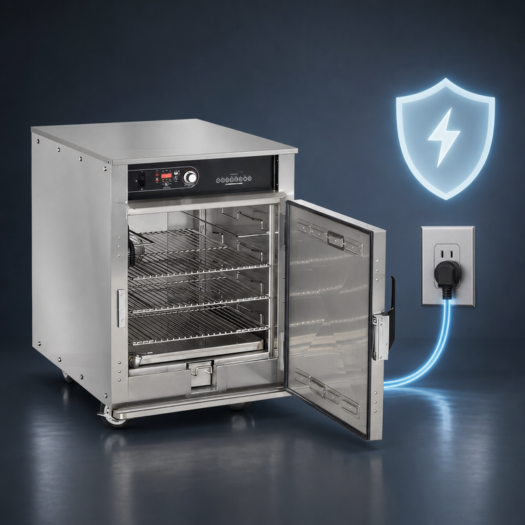 Product image #4 for FWE G2 Series Half-Height Low Temp Cook & Hold Smoker Cabinet Oven, Undercounter, Mobile