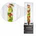 Thumbnail image #4 for Cal-Mil Midnight Bamboo 3 Gallon Square Infusion Beverage Dispenser with Crate Stand