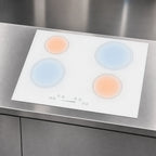 Thumbnail image #4 for Summit Commercial SINC4B302W 30-Inch 4-Burner Drop-In Induction Cooktop, White, Digital Touch Controls, 208-240V
