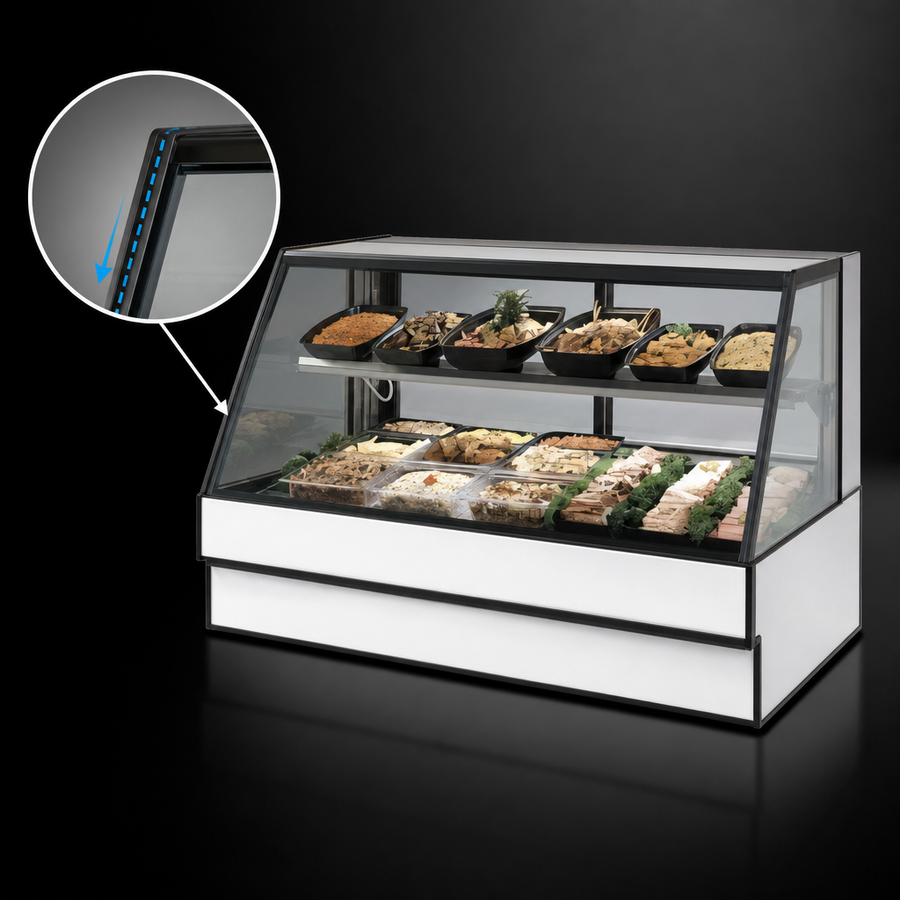 Sloped Thermopane Front Glass