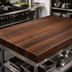 Thumbnail image #4 for John Boos Boos Block American Black Walnut Kitchen Countertop with Varnique Finish, 60 x 38 x 3 Inch