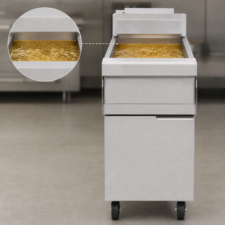 40 lb. Oil Capacity