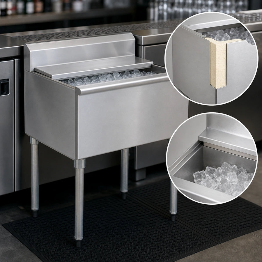 Fully Insulated Fabricated Ice Bin