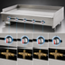 Thumbnail image #4 for Comstock-Castle 48-Inch Countertop Gas Griddle with Manual Controls and 1-Inch Polished Steel Plate