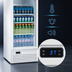 Thumbnail image #5 for Turbo Air Super Deluxe One-Section Glass Door Merchandiser Refrigerator, 8.12 Cu. Ft., Self-Contained, Bottom-Mount, White