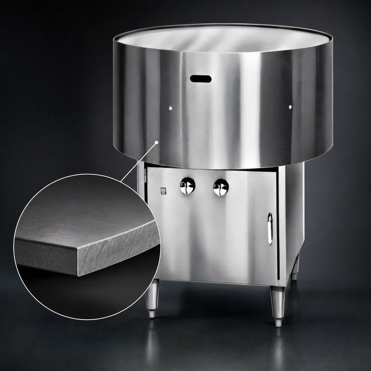 Product image #4 for Titan JTRG-48G 67" Gas Rotating Tortilla Griddle with Gutter